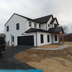 Custom two-story farmhouse new build