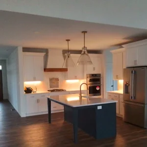Custom kitchen construction in a new build home in Slatington, PA