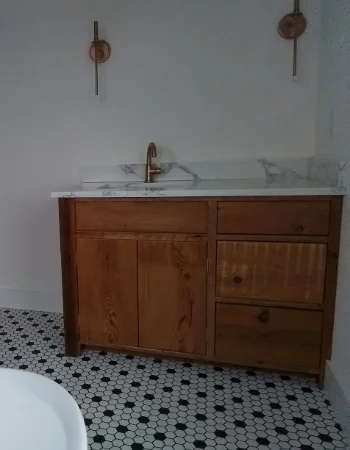Elegant and functional master bathroom from our bathroom company in Narvon, PA