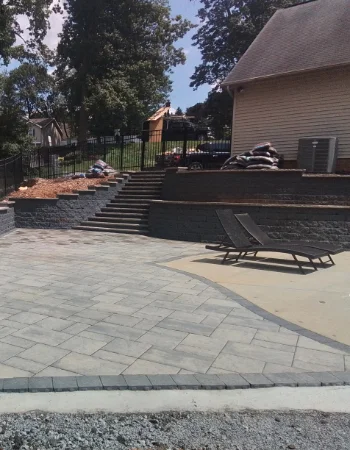 Custom Amish deck railing design featuring detailed balusters and strong posts