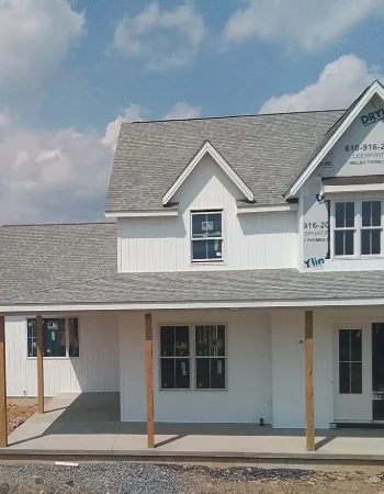 Detailed Amish craftsmanship on a new home construction project in Chadds Ford, PA