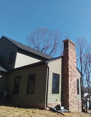 Professional roofing replacement on a traditional home in Wayne, PA