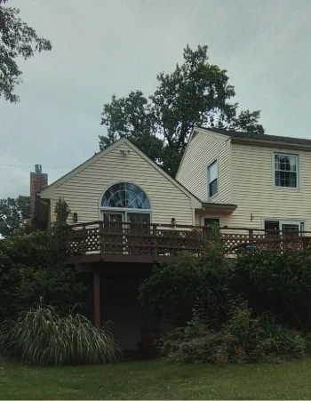 Custom deck construction for a residential property in Wynnewood, PA