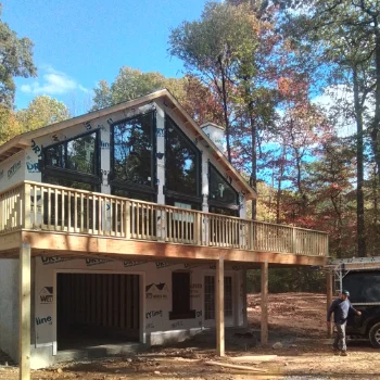 Custom residential wood deck construction in Downingtown, PA