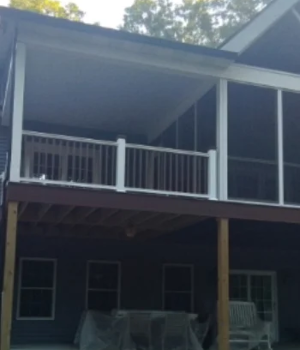 Low-maintenance composite decking installation in Downingtown, PA