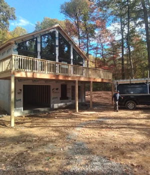 High-quality wood framing for a residential project in Frazer, PA