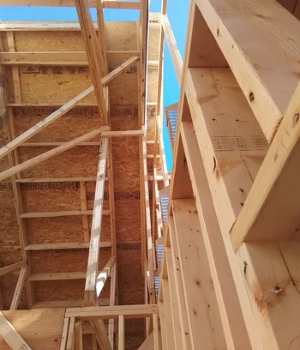 Light commercial framing for a retail or office space in Paoli, PA