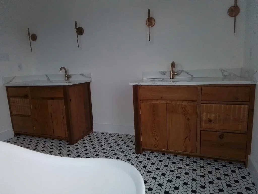 Custom Bathroom Vanity - Sunny Ridge Construction