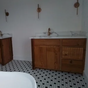 Custom Bathroom Vanity - Sunny Ridge Construction